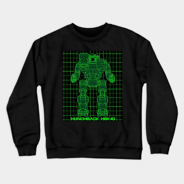 Hunchback mech Crewneck Sweatshirt by Oswald's Oddities